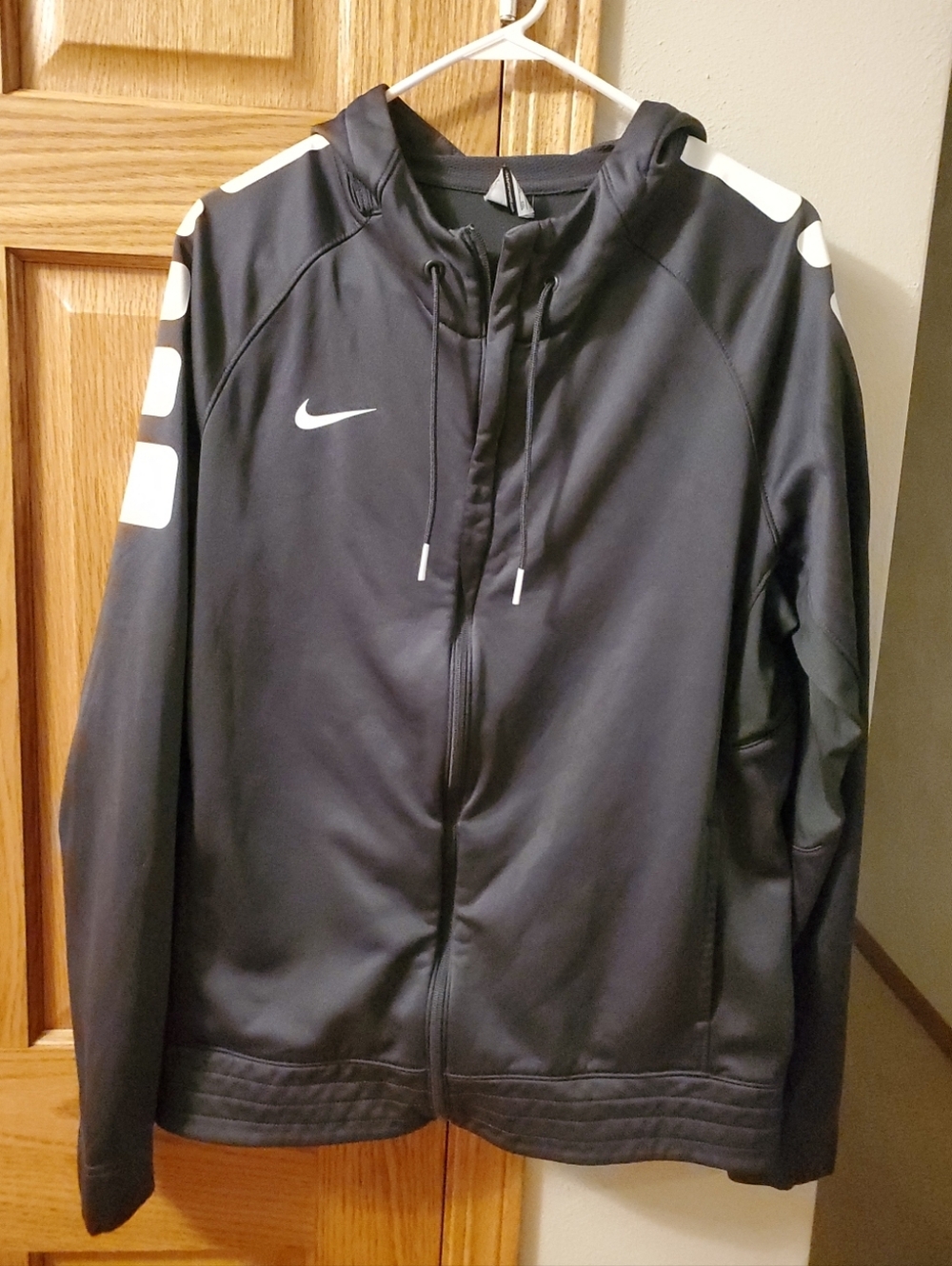 Nike Men's  XL Tall Gray Therma Fit Elite Full Zip Athletic Basketball Hoodie